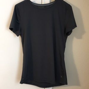 Gray work-out tee